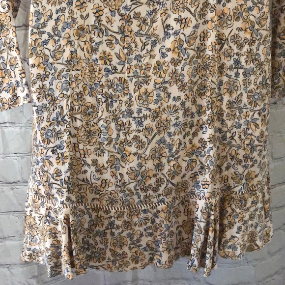 Free People Ivory Combo Dress Size 8 - Picture 6 of 8